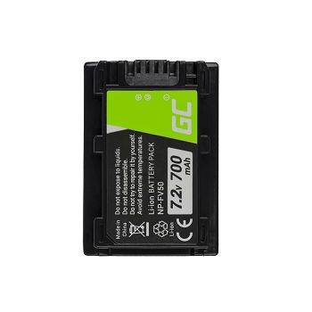 Green Cell Digital Camera baterija za  Sony DCR-DVD506E DCR-DVD510E HDR-CX116E HDR-CX130 HDR-CX155E HDR-UX9E 7.2V 700mAh
