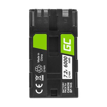 baterija  Green Cell ® BP-80 BP-941 BP-945 za fotoaparat Canon DM-XL1, ES5000, XL1 7.2V 6000mAh