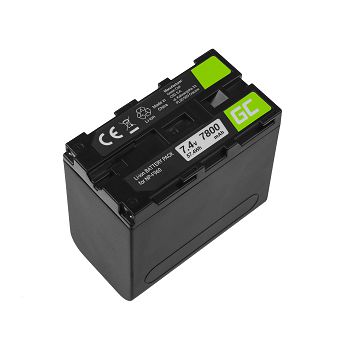 Green Cell baterija  NP-F960 NP-F970 NP-F975 za Sony 7.4V 7800mAh