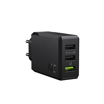 3-port punjač GC ChargeSource3 3xUSB 30W with fast charging Ultra Charge i Smart Charge