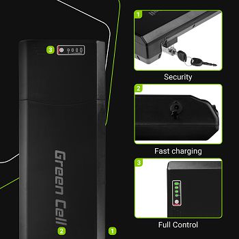 baterija  Green Cell 24V 13Ah 312Wh Rear Rack za E-Bike Pedelec