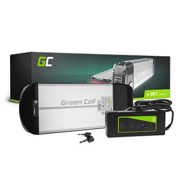 Green Cell® baterija za  E-bike 36V 10Ah E-Bike Li-Ion Rear Rack s punjačem