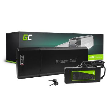 Green Cell® E-Bike baterija  36V 10.4Ah Li-Ion Rear Rack s punjačem