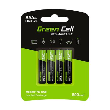 Green Cell 4x AAA HR03 baterije 800mAh