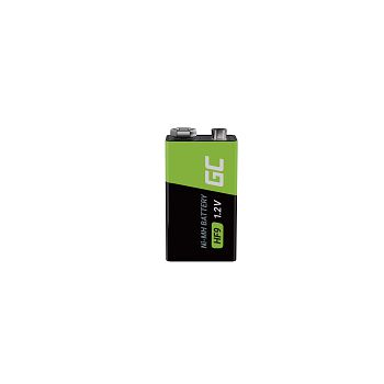 baterija  1x 9V HF9 Ni-MH 250mAh Green Cell