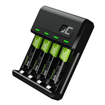 Set Green Cell GC Vital punjač i 4x AA Ni-MH 800mAh baterije