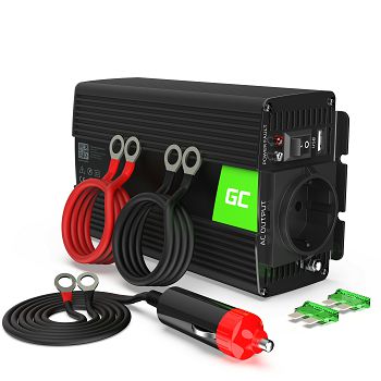 Green Cell ® Napon auto Inverter 12V na 230V, 300W / 600W