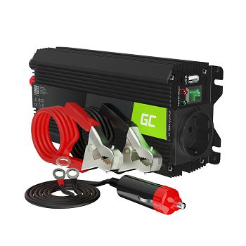 Green Cell® auto Power Inverter Converter 12V na 230V 500W/1000W with USB