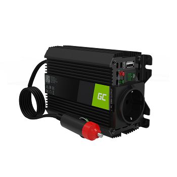 Green Cell® auto Power Inverter Converter 12V na 230V Modificated sine 150W/300W with USB