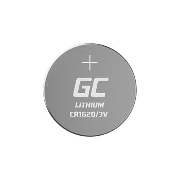5x Lithium Green Cell CR1620 3V 70mAh Batteries