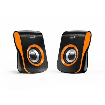 Genius zvučnici SP-Q180, 6W, USB + 3,5mm, narančas