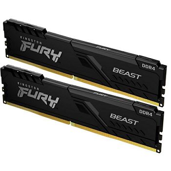 Kingston DDR4 Fury Beast RGB, (2x16) 32GB, 3600MHz