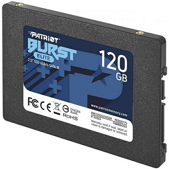 Patriot SSD Burst Elite R450/W320, 120GB, 7mm,2.5"
